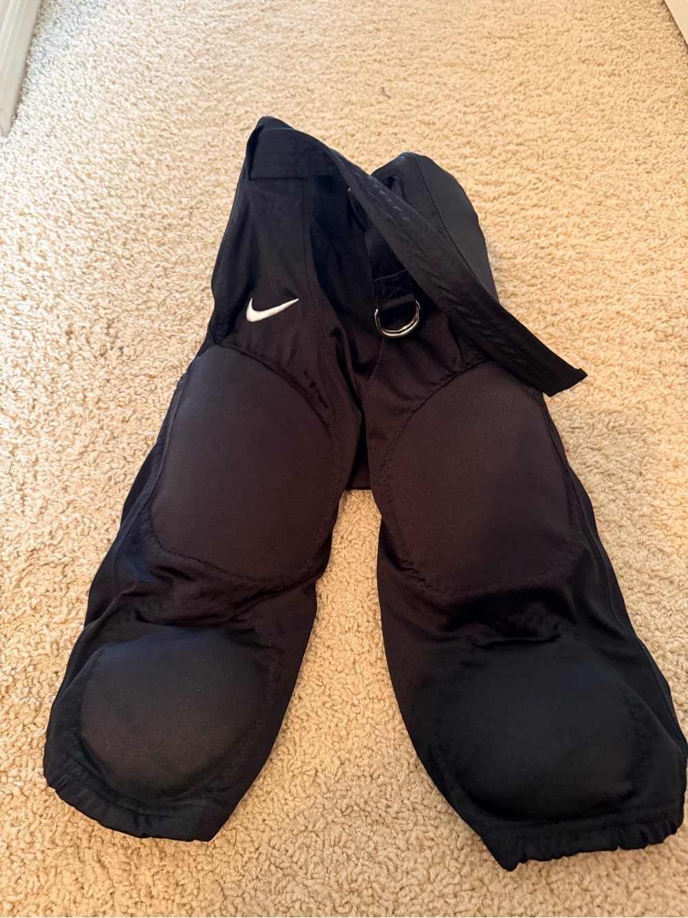 Nike Kids Black Padded Football pants. Size Small